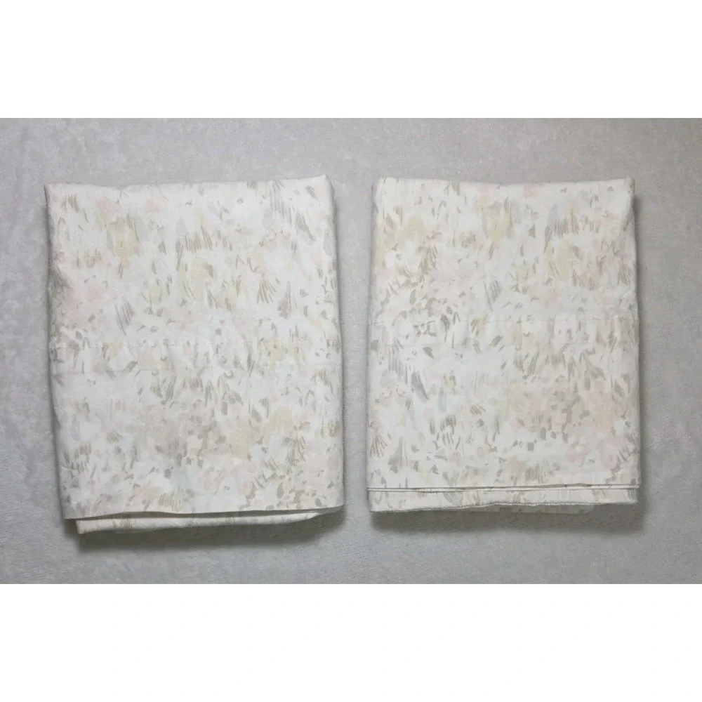 Ralph Lauren Pastel Watercolor Floral Queen Pillowcases 100% Cotton‎ Bahrain